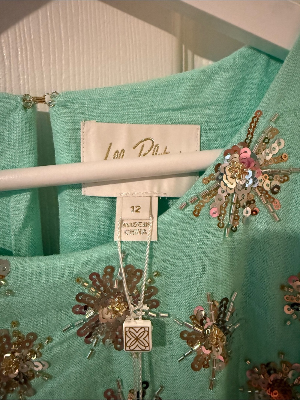 Brand New w/ Tags! Lilly Pulitzer Teonna Beaded Maxi Dress! Size: 12 Retail $498 - Picture 6 of 12
